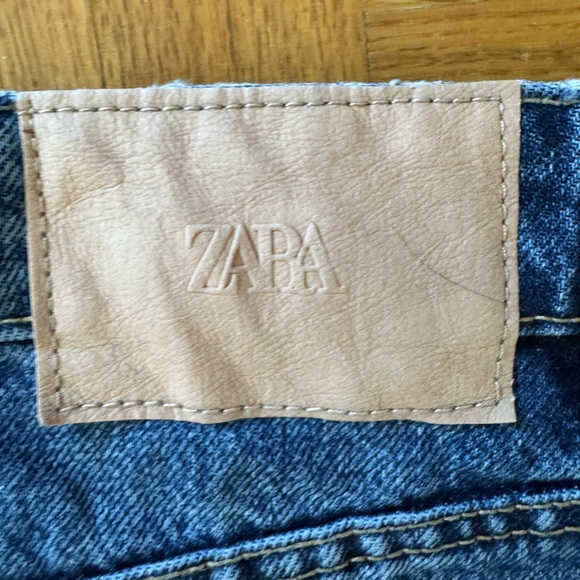 Zara- Jeans women’s 2 blue denim 8197 buttons - Picture 6 of 8